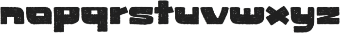 KONG BUFAR Rough otf (400) Font LOWERCASE