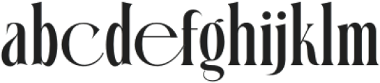 KONNEGA Regular otf (400) Font LOWERCASE