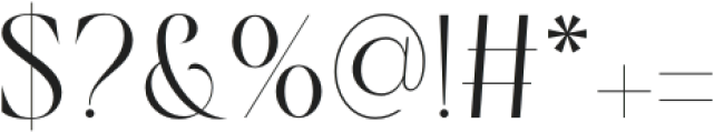 KOSFIA Regular otf (400) Font OTHER CHARS