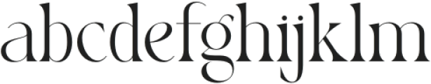 KOSFIA Regular otf (400) Font LOWERCASE