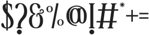 Koaguc-Regular otf (400) Font OTHER CHARS