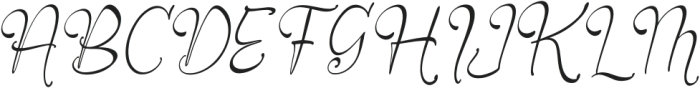 Kobayashi Henrietta Italic otf (400) Font UPPERCASE