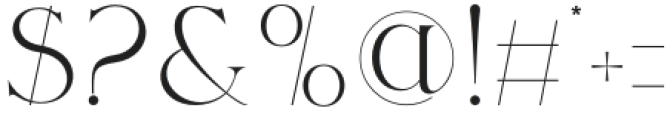 Kodam Regular otf (400) Font OTHER CHARS