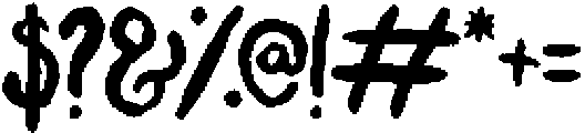 Kodiak otf (400) Font OTHER CHARS
