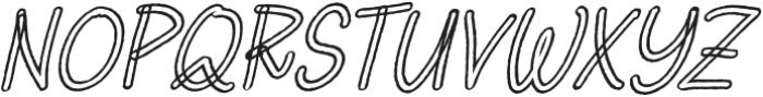 Kodok Zuma Italic otf (400) Font UPPERCASE