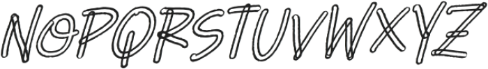 Kodok Zuma Italic otf (400) Font LOWERCASE