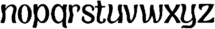 Kodu ttf (400) Font LOWERCASE