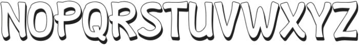 Koenci Omah Extrude otf (400) Font UPPERCASE