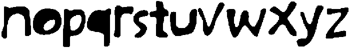 Koga Regular otf (400) Font LOWERCASE