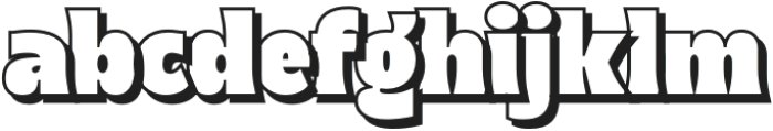 Kogah Shadow otf (400) Font LOWERCASE