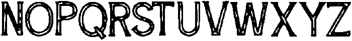 Kojuxi ttf (400) Font UPPERCASE