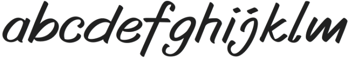 KolaLatte otf (400) Font LOWERCASE