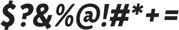 Kolage Bold Italic otf (700) Font OTHER CHARS