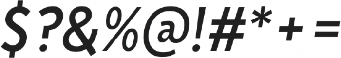 Kolage Medium Italic otf (500) Font OTHER CHARS