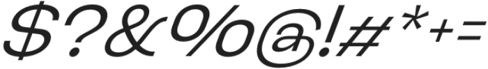 Kolbano Light Italic otf (300) Font OTHER CHARS