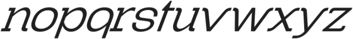 Kolbano Light Italic otf (300) Font LOWERCASE