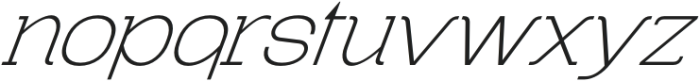 Kolbano Thin Italic otf (100) Font LOWERCASE