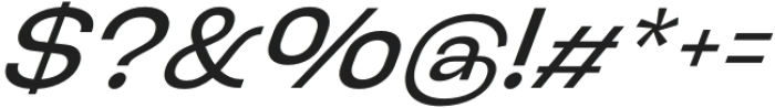 Kolbano regular Italic otf (400) Font OTHER CHARS