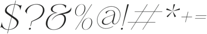 Kolgar Italic otf (400) Font OTHER CHARS