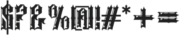 Kolger Regular otf (400) Font OTHER CHARS