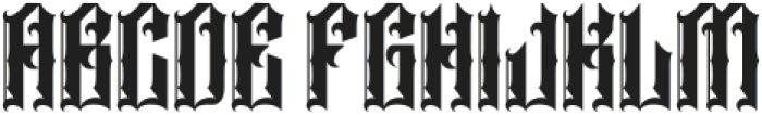 Kolger Regular otf (400) Font UPPERCASE