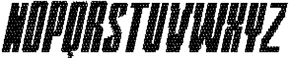 Kolinka Disco Italic otf (400) Font UPPERCASE