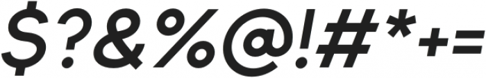 Kolka DemiBold Italic otf (600) Font OTHER CHARS