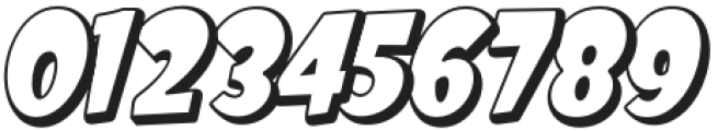 Komigo 3D Italic otf (400) Font OTHER CHARS