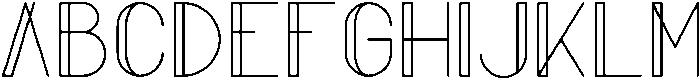 Komorebi Regular otf (400) Font UPPERCASE