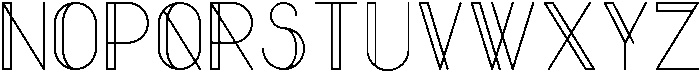 Komorebi Regular otf (400) Font UPPERCASE