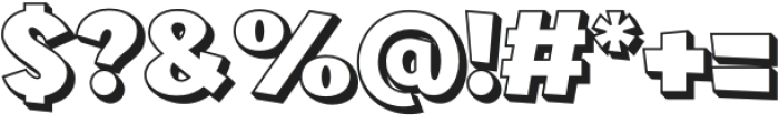 Komyca 3D Regular otf (400) Font OTHER CHARS