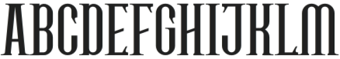 Konahox Regular otf (400) Font UPPERCASE