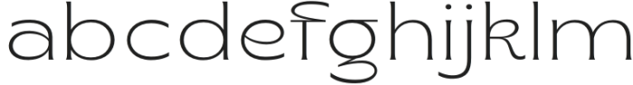 Konde ExtraLight otf (200) Font LOWERCASE