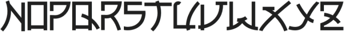 Kong Japanese otf (400) Font UPPERCASE