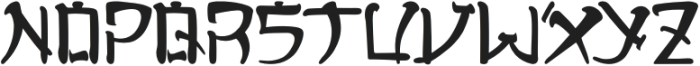 Kong Japanese otf (400) Font LOWERCASE