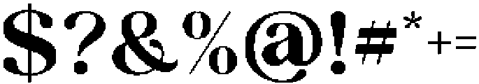 Konstan Regular otf (400) Font OTHER CHARS