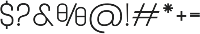 Kontesa Typeface ExtraLight otf (200) Font OTHER CHARS