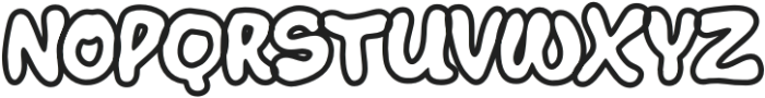 Kookie Kraze Outline otf (400) Font UPPERCASE