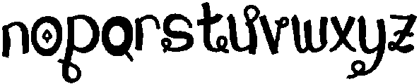 Kooky Regular otf (400) Font LOWERCASE