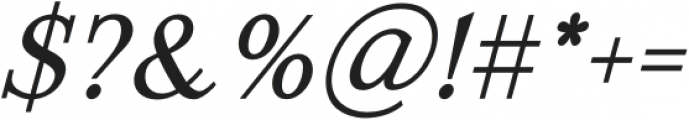 Koolvexa Light Italic otf (300) Font OTHER CHARS