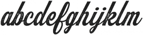 Koozie Script Distressed ttf (400) Font LOWERCASE