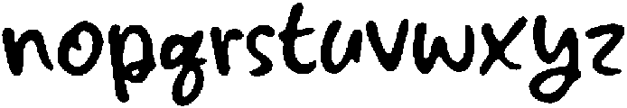 Koperd Regular otf (400) Font LOWERCASE