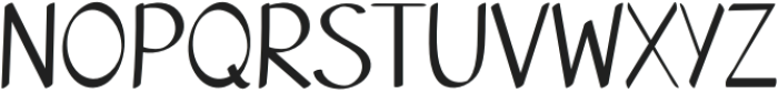Koragate Regular otf (400) Font UPPERCASE