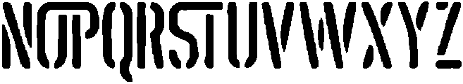 Koramilo Inkbleed otf (400) Font UPPERCASE