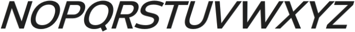 Koran Medium Italic otf (500) Font UPPERCASE