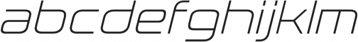 Korataki ExtraLight Italic otf (200) Font LOWERCASE