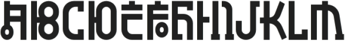 Korean otf (400) Font UPPERCASE