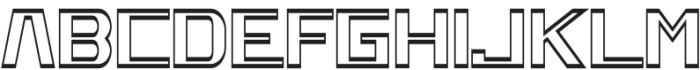 Koregs Regular otf (400) Font UPPERCASE