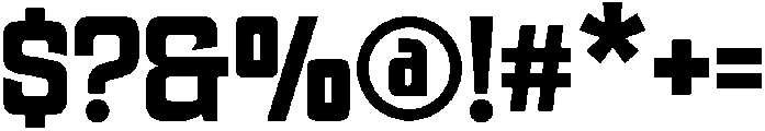 Korga Regular otf (400) Font OTHER CHARS