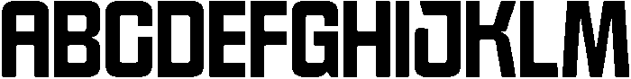 Korga Regular otf (400) Font UPPERCASE